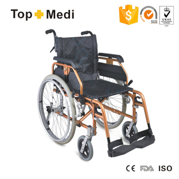Алюминиевая многофункциональная инвалидная коляска высокого класса, модная на открытом воздухе, с защитой от опрокидывания